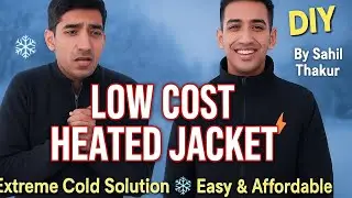  Low Cost Heated Jacket 🔥 | Best Solution for Extreme Cold | DIY Winter Project