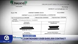 Investigation: Oakland Co. contract with employee&rsquo;s private company violated state law