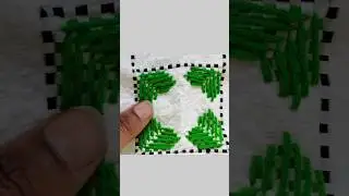 new plastic woolen ason design #diy #woolenwork #art #embroidery #design #shortsviral