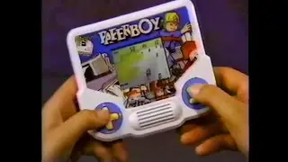 1990 Tiger Paperboy Handheld Commercial