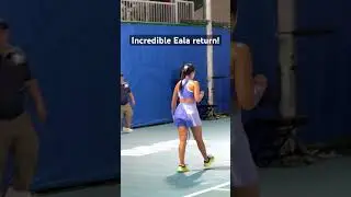Incredible Alex Eala return at the Philippine Women&rsquo;s Open 2026 🎥PHILTA / PH Open #tennis #wta