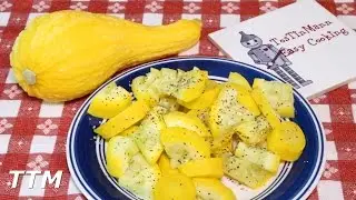 How to Cook Summer Squash~Healthy Steamed Yellow Crookneck Squash