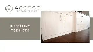 Access Installing Toe Kicks & Toe Kick Clips - Access by Cabinet Joint | Modern Frameless Cabinets