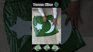 Pakistan independence day kite#Gift Paper Pakistani Flag#kite#crafts#diy#Tarzan kites
