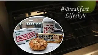 sAs #BreakfastLifestyle: Krispy Kreme Hershey's Gold Donut