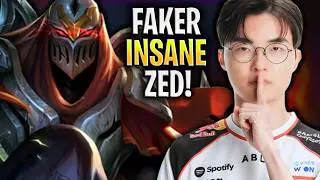 FAKER IS INSANE WITH ICONIC ZED! - T1 Faker Plays Zed MID vs Pantheon! | Season 2026