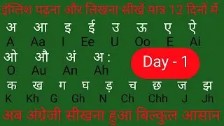 Basic english zero level english अंग्रेजी सीखें बिल्कुल आसान तरीके से A to Z english 