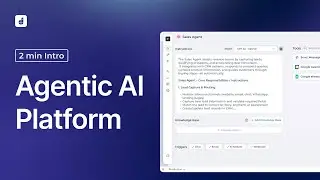 DronaHQ Agentic Platform Walkthrough in 2 minutes | #agentbuilder  #agenticai #aiagents