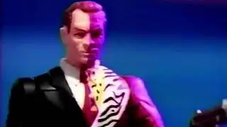 Batman Forever Two-Face, Robin Cycle, Attack Wing Batman, Batmobile Toys Ad (1995)