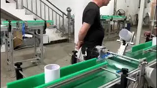 Auto Label Apply, 360&deg; Flange, Turn, Gluе Inject, Cap Insert Machine for Paper Tubes