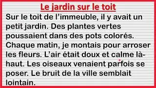 تعلم القراءة و الفهم   باللغة الفرنسية  🇫🇷  🇫🇷 (حديقة  فوق السطح)