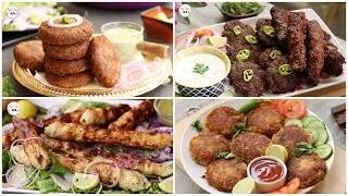4 Pakistani Kabab Recipes by (YES I CAN COOK)