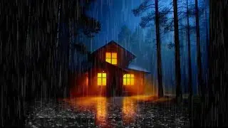 🌧️ Cozy Cabin in the Woods Rain Sounds for Deep Sleep