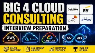 Подготовка к собеседованию в Big 4 Cloud Consulting (Deloitte, EY, PwC, KPMG) | AWS, Azure, GCP, ...