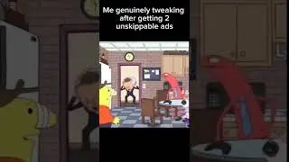 Me genuinely tweaking after getting 2 unskippable ads #meme yup guess Im oogly goo #smilingfriends