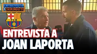 ENTREVISTA EXCLUSIVA a JOAN LAPORTA antes de las ELECCIONES del FC BARCELONA | Chiringuito Inside