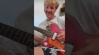 Playing a Tesico Vegas 40 late 60s Guitar