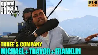 I finished three's company misson in GTA 5 | threes company misson | threes company misson in gta v