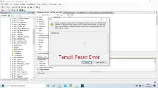 #5 Tutorial Mengatasi Save Tabel Error, Saving Changes Is Not permitted