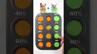 Mix colors according to ratio / Mixing colors 027
