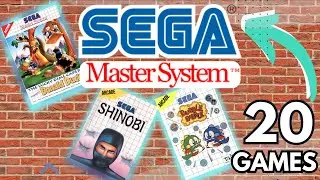 20 Sega 🔵MASTER SYSTEM games || 8-bit Master fullNESs