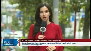 ALERTA DE TEMPESTADE EM FILIPINAS