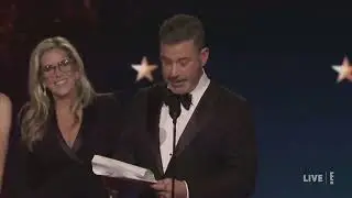 Jimmy Kimmel Roasts Trump in CCA Acceptance Speech!