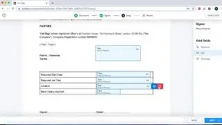 Yoti eSignatures: Adjusting text fields on your document