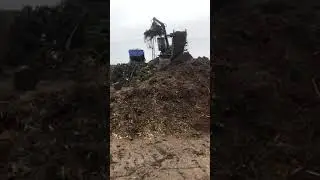 Screening and screening Green Waste