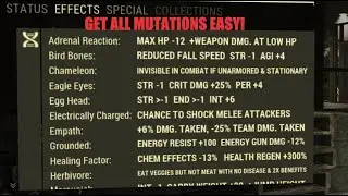Fallout 76 - How to get easy Mutations.