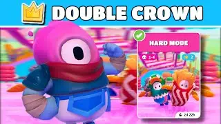 HARD MODE 2x DOUBLE CROWN!! IN FALL GUYS!! | 900+ WINS // SEASON 5.2 Live stream
