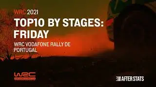WRC Portugal Rally 2021 - Friday Drivers Positions by Stages Animated - After Effects