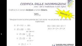 #2 - codifica delle informazioni2