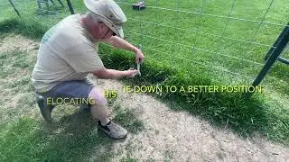 Wind Turbine Mast Guy Wire and 3 phase power connection wire installation.