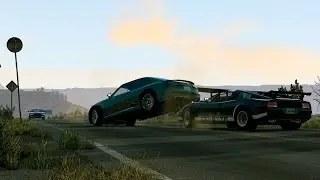 Awesome Car Crashes Compilation #5 - BeamNG.Drive | BOB CRASH