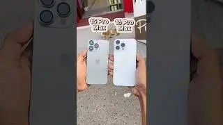 iPhone 15 Pro Max Vs iPhone 16 Pro Max || Camera Comparison! #shorts