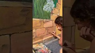 Exterior Mural in Pals: A Gateway to Nature and Depth. Pt.2 #wallmural #art #painting #homedecor