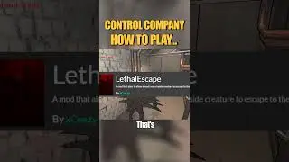 Как играть за монстров на улице в Lethal Company
