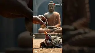 Buddha save bird life || buddha motivation #buddhism #shorts