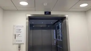Otis 2000VF Mod KONE lift @ The Oracle, Reading