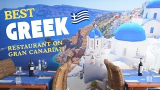 BEST GREEK RESTAURANT IN GRAN CANARIA?! Greek Taverna San Agust&iacute;n 🇬🇷
