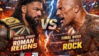 Can The Final Boss The Rock Defeat the Tribal Chief??? 😲🤔🤔