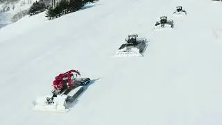 【苗場スキー場】最高のグルーミングバーン！