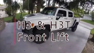 H3 & H3T Hummer Front Torsion Bar Front Lift