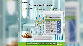Advion Cockroach Gel Bait, 4 Tubes x 30-Grams, 1 Plunger and 4 Tips,  Indoor and Outdoor Use, Roach