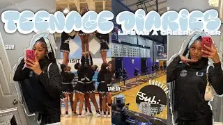 TEENAGE DIARIES | LIFE AS A CHEERLEADER 📣 🏀 | grwm, pack bag, unboxing, practice ||Sasha Ja’Nyia