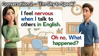 Don’t Be Shy To Speak English | Simple Daily English Conversation and Speaking Practice