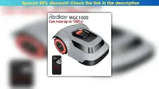 Review C-TOF Robotic Lawn Mower Redkey MGC800 MGC1000 Lawn Mower Robot Cable Break Detection Climbi