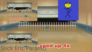Wii Sports - Bowling Training - Corrupted Power Throws Firty Ash Sparta Remix