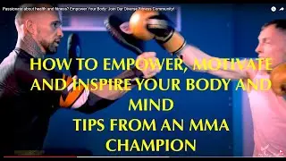 Experience the thrill of a Strength and Power Fitness workout guided by a Martial Arts champion!
